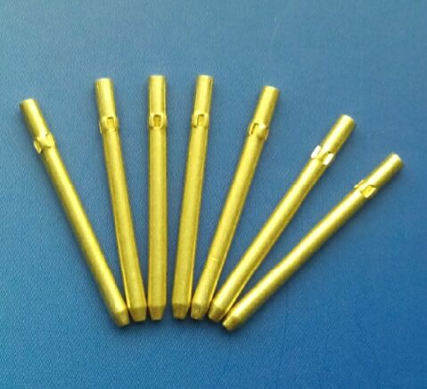 高品质LED灯头插PIN针定制加工，环保铜材多样规格选择